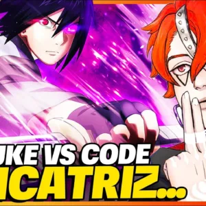 COMO O CODE CONSEGUIU A CICATRIZ? SASUKE VS CODE?