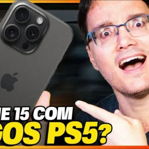 NOVO IPHONE VAI RODAR ATÉ JOGOS DE PS5! É ISSO MESMO?