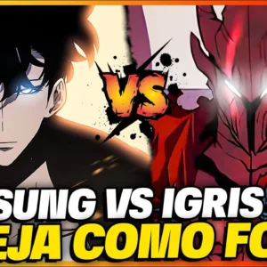 SUNG JIN-WOO VS IGRIS, O CAVALEIRO! VEJA COMO FOI EM SOLO LEVELING [Batalha Completa]