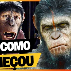 VEJA COMO COMEÇOU A GUERRA EM PLANETA DOS MACACOS