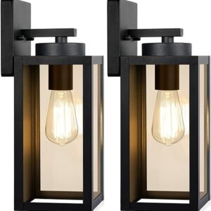 Modern Matte Black Outdoor Wall Lanterns: A Stylish Illumination Solution