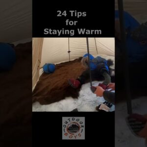 NEVER get cold feet again! Ultimate Winter Camping Hack #camping